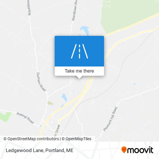Ledgewood Lane map
