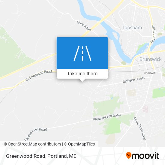 Greenwood Road map