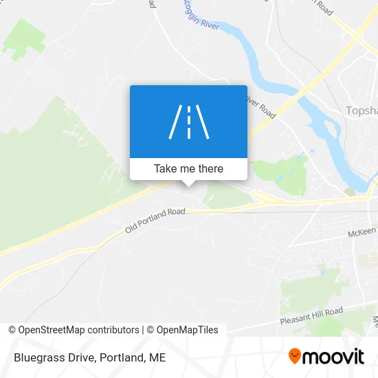 Bluegrass Drive map