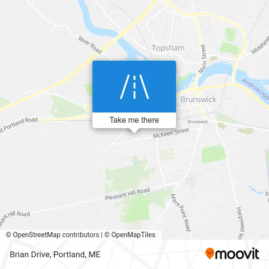 Brian Drive map