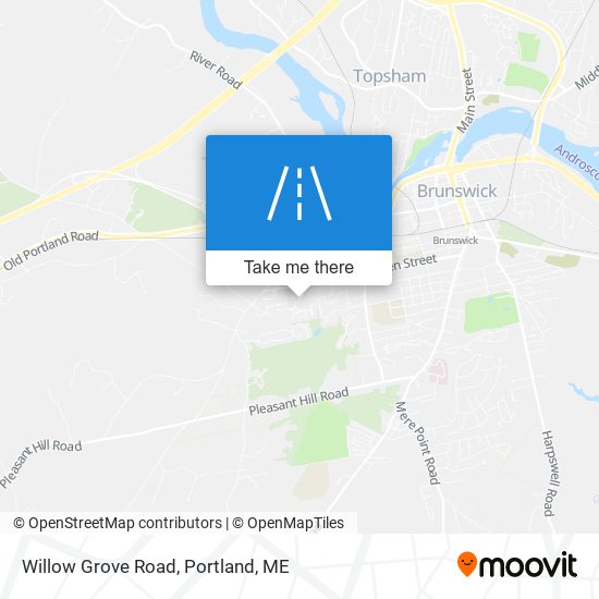 Willow Grove Road map