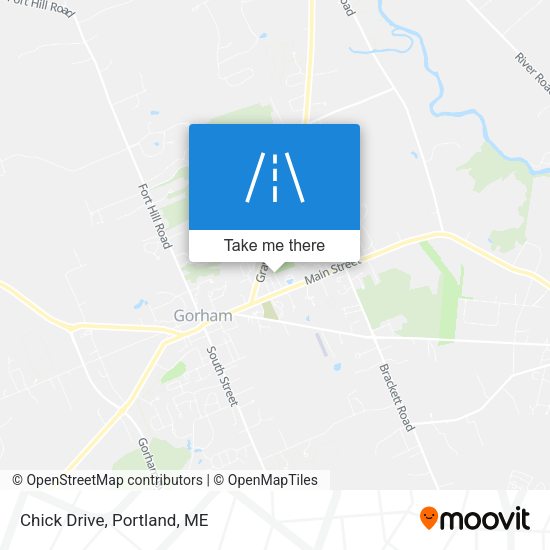 Chick Drive map