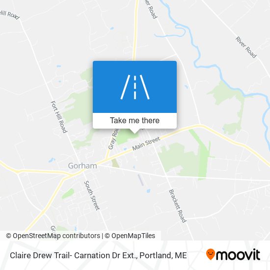Claire Drew Trail- Carnation Dr Ext. map