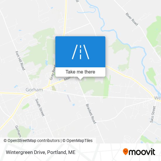 Wintergreen Drive map