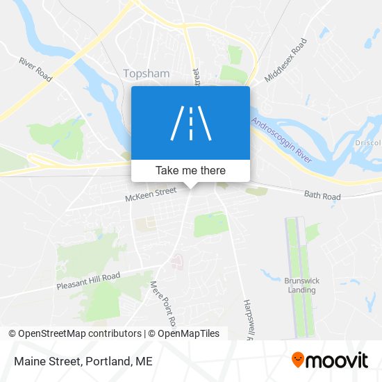 Maine Street map