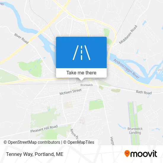 Tenney Way map