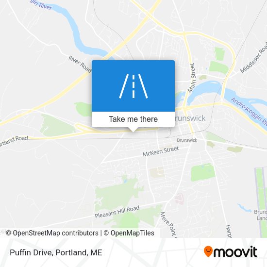 Puffin Drive map