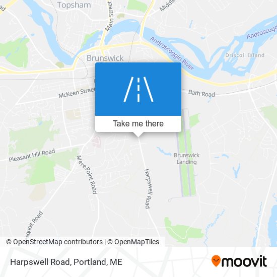 Mapa de Harpswell Road