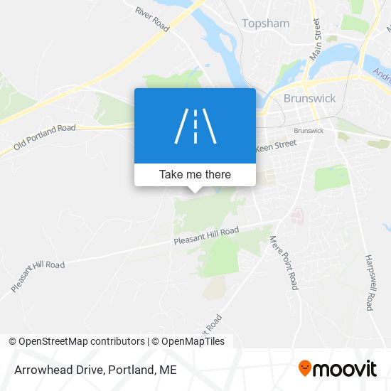 Arrowhead Drive map