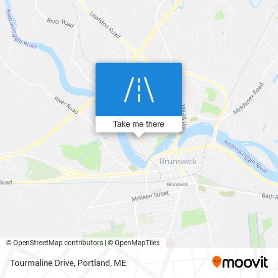 Tourmaline Drive map