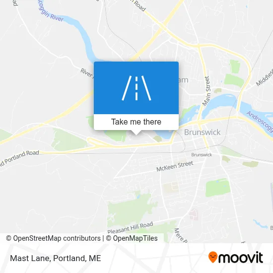 Mast Lane map