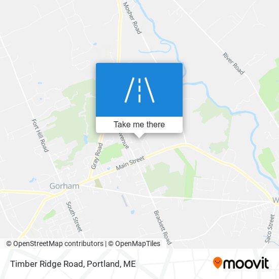 Timber Ridge Road map