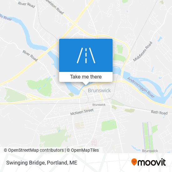 Swinging Bridge map