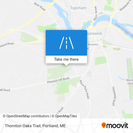 Mapa de Thornton Oaks Trail