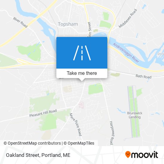 Oakland Street map