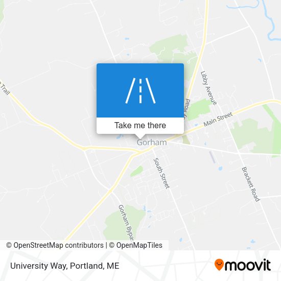 University Way map