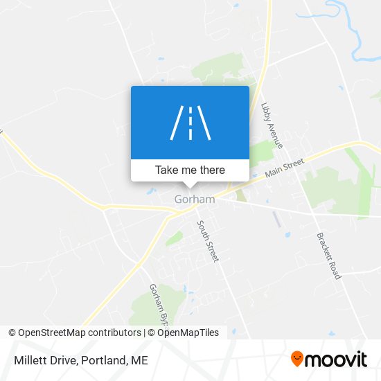 Millett Drive map