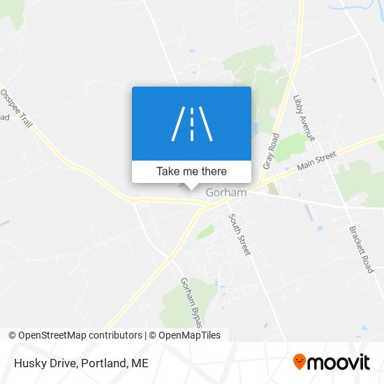 Husky Drive map