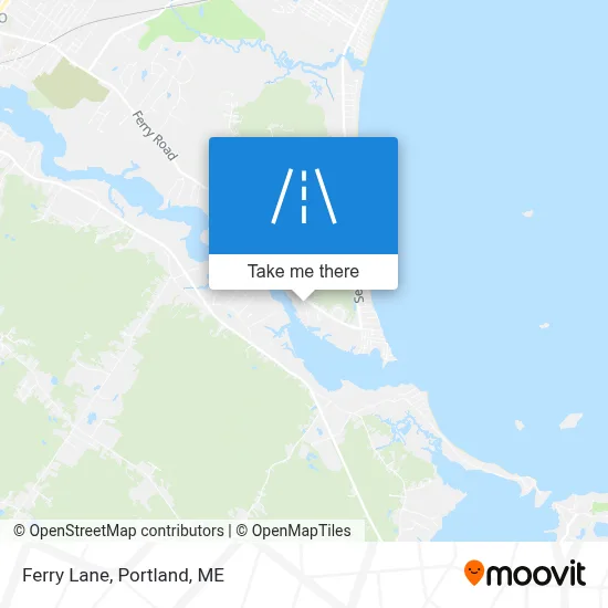 Ferry Lane map