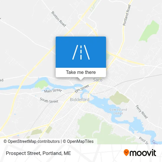 Prospect Street map