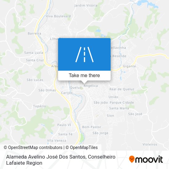 Alameda Avelino José Dos Santos map