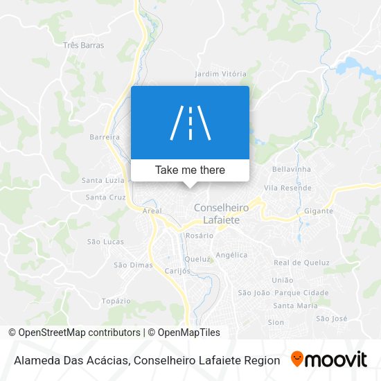 Alameda Das Acácias map