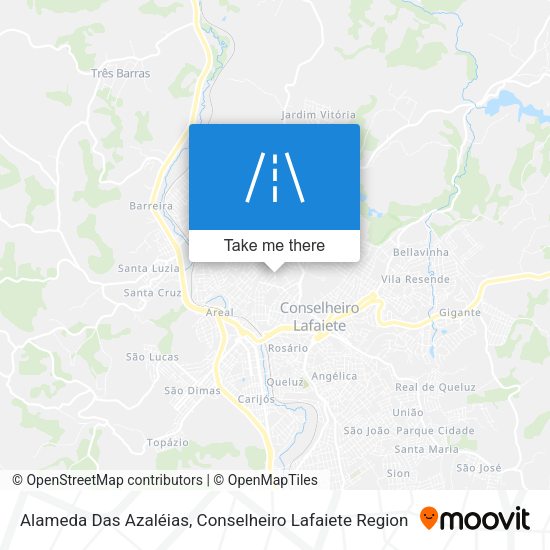 Alameda Das Azaléias map