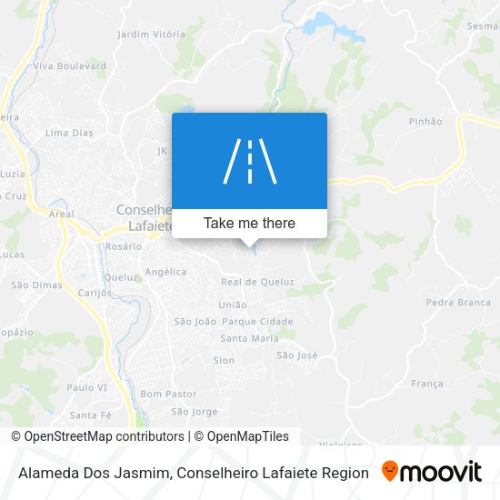 Alameda Dos Jasmim map