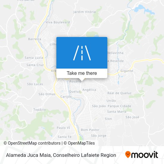 Alameda Juca Maia map