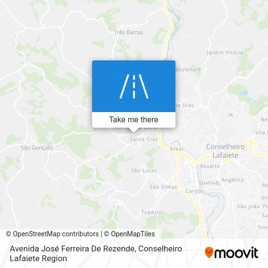 Avenida José Ferreira De Rezende map