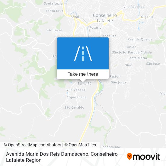 Avenida Maria Dos Reis Damasceno map