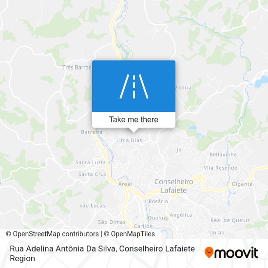 Rua Adelina Antônia Da Silva map