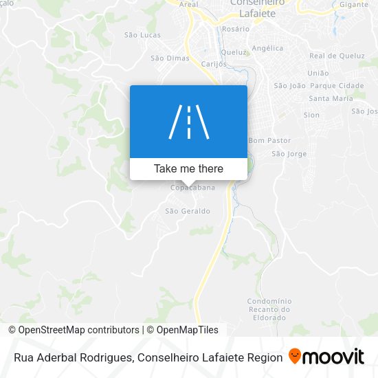 Rua Aderbal Rodrigues map