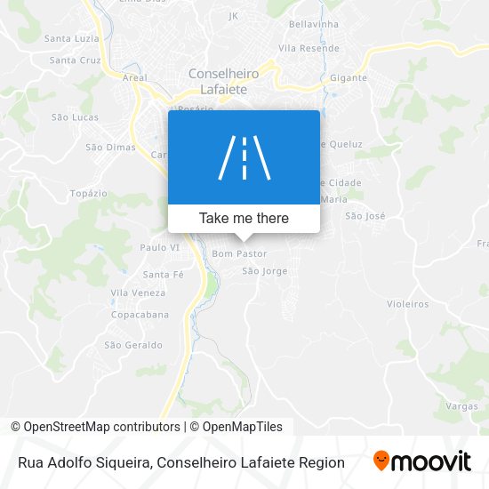 Rua Adolfo Siqueira map