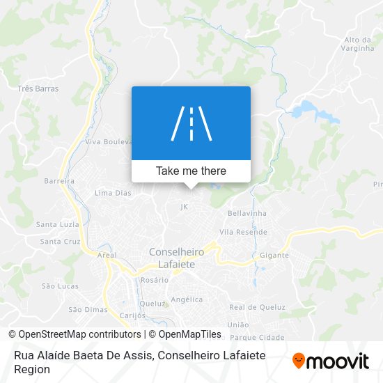 Rua Alaíde Baeta De Assis map