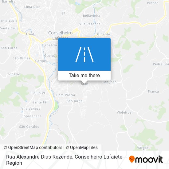 Rua Alexandre Dias Rezende map