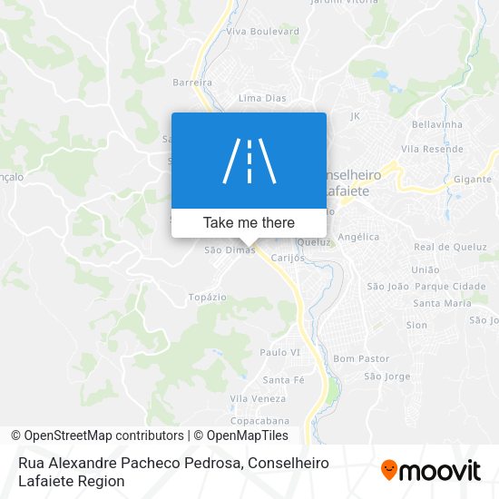 Rua Alexandre Pacheco Pedrosa map