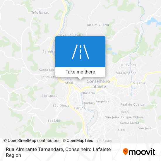 Rua Almirante Tamandaré map