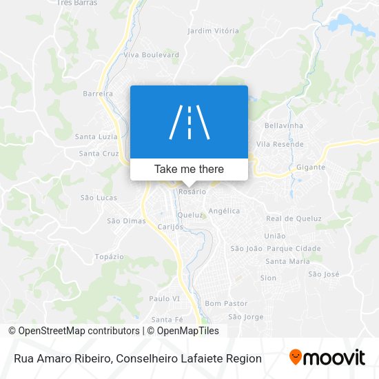Rua Amaro Ribeiro map