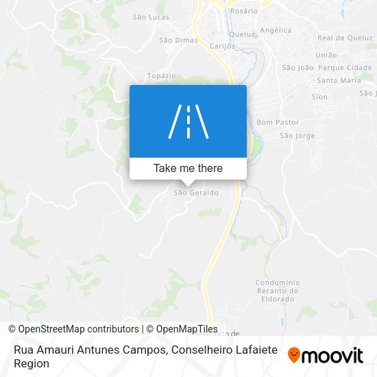 Rua Amauri Antunes Campos map