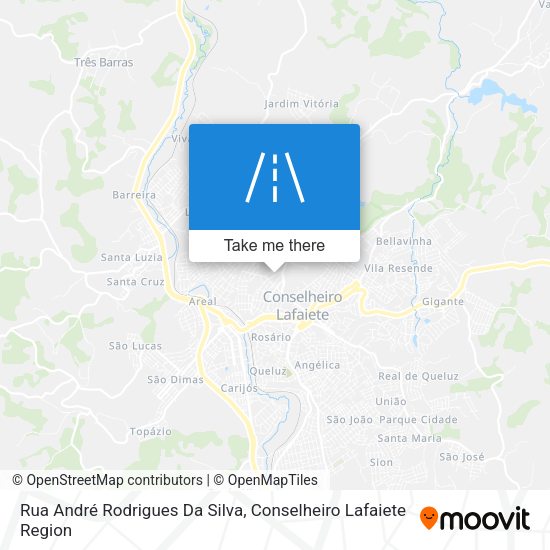 Rua André Rodrigues Da Silva map