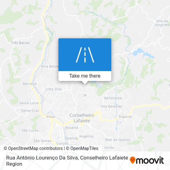 Rua Antônio Lourenço Da Silva map