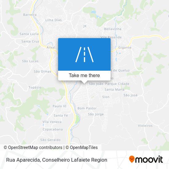 Rua Aparecida map