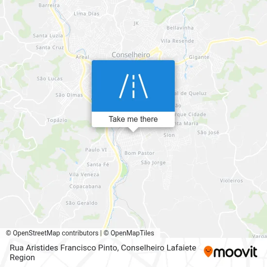 Rua Aristides Francisco Pinto map