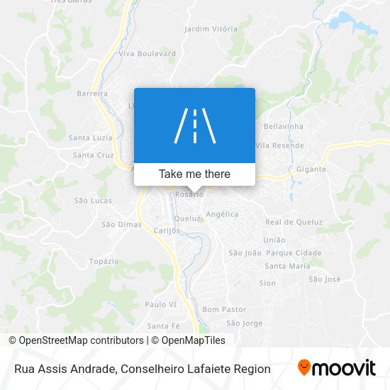 Rua Assis Andrade map