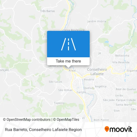 Rua Barreto map