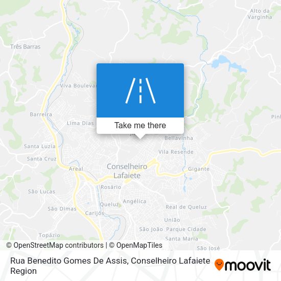Rua Benedito Gomes De Assis map
