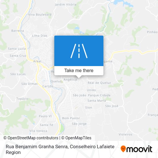 Rua Benjamim Granha Senra map