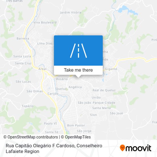 Rua Capitão Olegário F Cardoso map