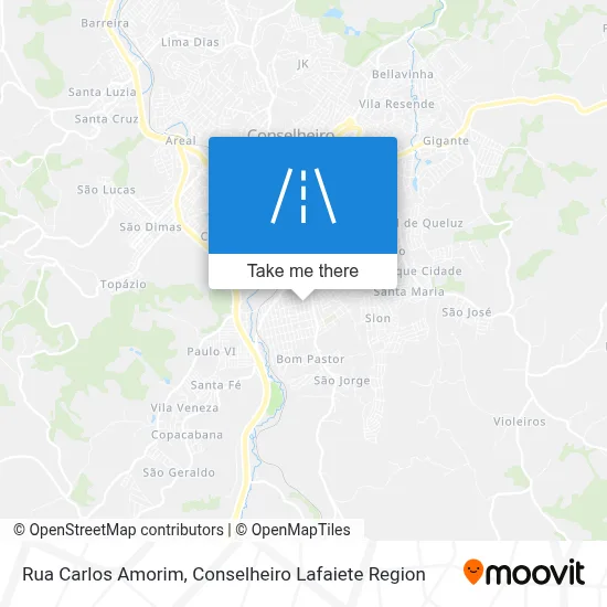 Rua Carlos Amorim map